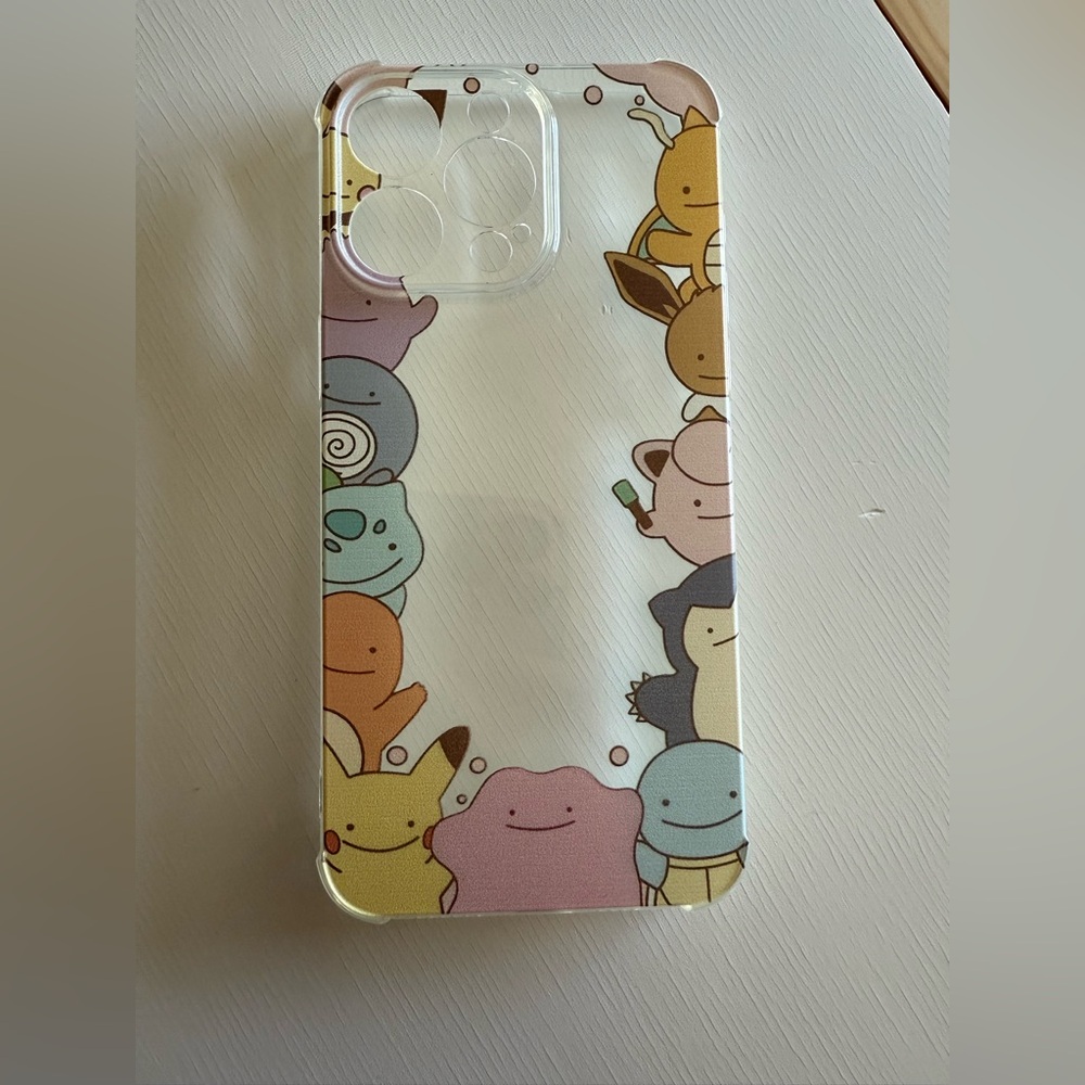 NWT iPhone 15 Pro Max Pokémon Ditto Clear Case